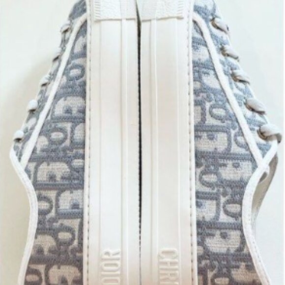 Dior Gray and White Women's Sneakers - Picture 5 of 6